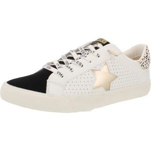 Vintage Havana Womens Grande White Faux Leather Fashion Sneakers Shoes NWT